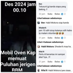 Viral, Belasan Jerigen Berisikan BBM Subsidi di SPBU motaha