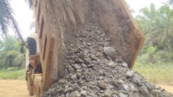 PT Stargate dan PT KS Berkontribusi dalam Peningkatan Jalan di Kecamatan Langgikima