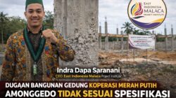 Dugaan Bangunan Gedung Koperasi Merah Putih Amonggedo Tidak Sesuai Spesifikasi, Kejati Sultra Diminta Segera Periksa Oknum Terlibat