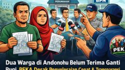 Dua Warga di Andonohu Belum Terima Ganti Rugi Lahan, PEKA Desak Transparansi