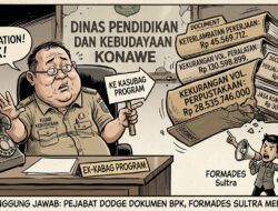 Temuan BPK di Dikbud Konawe Capai Ratusan juta Rupiah, DPD FORMADES SULAWESI TENGGARA Siap Lapor ke Kejati