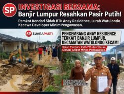 INVESTIGASI BERSAMA: Banjir Lumpur Resahkan Pasir Putih, Pemkot Kendari Sidak BTN Anay Residence, Lurah Watulondo Kecewa Developer Minim Pengawasan