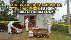 Dugaan Aktivitas Setahun Oplos Miras Ilegal Asal Cina di Morosi Terbongkar, Diduga Ada Jaringan Beking.