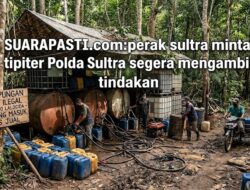 Pernyataan Pers: PERAK SULTRA Desak Tipidter Polda Sultra Bongkar Dugaan Penampungan Solar Ilegal di Watulondo
