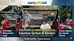 Pererat Silaturahmi, PERAK SULTRA Salurkan Hewan Kurban untuk Masyarakat di Kelurahan Puuwatu