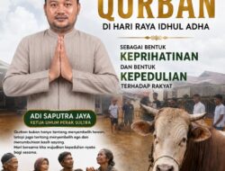MOMENTUM IDUL ADHA, PERAK SULTRA GELAR QURBAN DI PASIR PUTIH WATULONDO