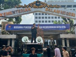 KONSORSIUM AKTIVIS DAN MASYARAKAT PONDIDAHA MENGGUGAT GELAR AKSI DI KEMENDAGRI RI, DESAK PENYELESAIAN TAPAL BATAS PONDIDAHA–AMONGGEDO