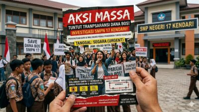 Dugaan Korupsi Dana BOS Ratusan Juta, Persatuan Pemuda Aktivis Sultra Akan Gelar Aksi Massa di BPK, Kejati, dan Inspektorat