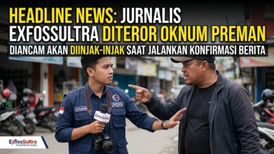 JUDUL: Jalankan Konfirmasi Berita, Jurnalis ExfosSultra Diteror dan Diancam Injak-injak oleh Oknum Preman