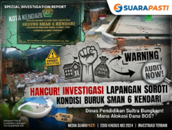 Hasil Investigasi Lapangan Soroti Buruknya Kondisi SMAN 6 Kendari, Dinas Pendidikan Diminta Audit Penggunaan Dana BOS
