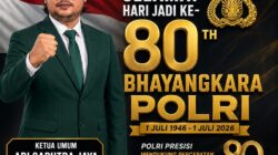 Sambut Hari Jadi Bhayangkara ke-80, Ketum PERAK Sultra Tegaskan Dukungan Penuh dan Siap Berkolaborasi Demi Rakyat