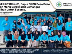 Dedikasi untuk Negeri, Dapur SPPG Puao Pastikan Pemenuhan Gizi di Hari Kemerdekaan