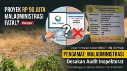 ​Dinas Perikanan Konsel Sebut Proyek Cetak Kolam Rp 90 Juta Tak Wajib SIMLUTHAN, Pengamat Sebut Maladministrasi Fatal