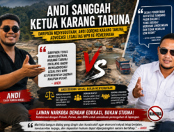 Soal isu narkoba dan tambang sabulakoa:andi sebut tudingan karang taruna  ke APH dan pemerintah perlalu prematur