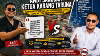 Soal isu narkoba dan tambang sabulakoa:andi sebut tudingan karang taruna  ke APH dan pemerintah perlalu prematur