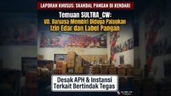 SULTRA_CW Ungkap Dugaan Pemalsuan Izin Edar dan Label Pangan Oleh UD. Baruasa Membiri, Desak APH Bertindak Tegas