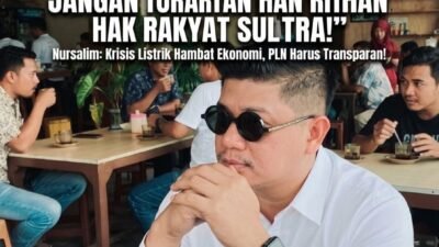Sistem Interkoneksi Sulbagsel Defisit, PPA-Sultra Warning Keras Manajemen PLN