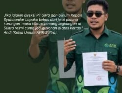 Kejati Sultra Ditantang APIK Sultra: Terapkan Pidana Kasus PT GMS dan Periksa Syahbandar Lapuko!