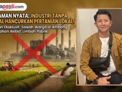 Aktivitas industri tanpa amdal dinilai menjadi ancaman nyata bagi keberlangsungan sektor pertanian setempat.