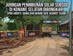 JARINGAN PENIMBUNAN SOLAR SUBSIDI DI KONAWE SELATAN DIBONGKAR, SPBU AMOITO SIAMA DAN OKNUM  ‘HEN’ DISOROT TAJAM.