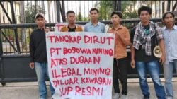 APH-P Sultra Gelar Aksi, Desak Polda Selidiki Dugaan Pertambangan Ilegal PT Bosowa Mining dan PT SHES